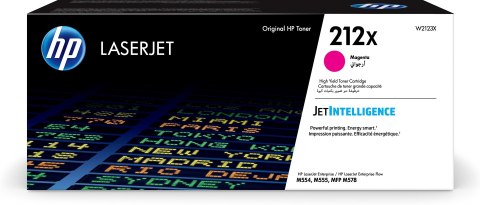 HP 212X Oryginalny wkład z purpurowym tonerem LaserJet o wysokiej wydajności HP 212X Oryginalny wkład z purpurowym tonerem LaserJet o wysokiej wydajności