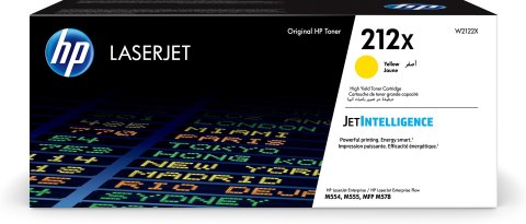 HP 212X Oryginalny wkład z żółtym tonerem LaserJet o wysokiej wydajności HP 212X Oryginalny wkład z żółtym tonerem LaserJet o wysokiej wydajności