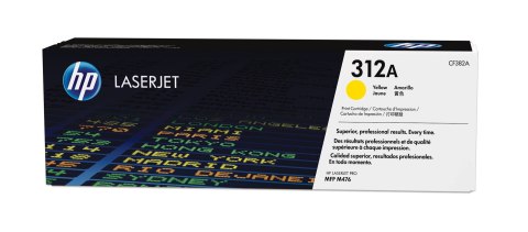 HP Wkład LaserJet 312A z żółtym tonerem HP Wkład LaserJet 312A z żółtym tonerem