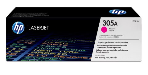 Toner HP czerwony HP 305A, HP305A=CE413A, 2600 str. Toner HP czerwony HP 305A, HP305A=CE413A, 2600 str.