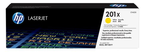 Toner HP żółty HP 201X, HP201X=CF402X, 2300 str. Toner HP żółty HP 201X, HP201X=CF402X, 2300 str.