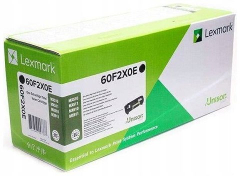 Lexmark Toner 60F2X0E Black Lexmark Toner 60F2X0E Black