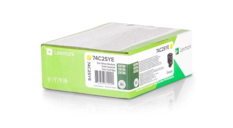Lexmark Toner 74C2SYE Yellow Lexmark Toner 74C2SYE Yellow