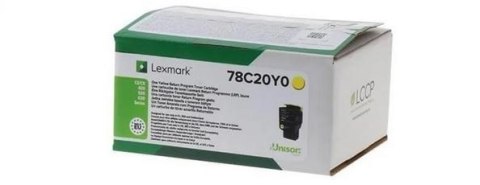 Lexmark Toner 78C20Y0 Yellow Lexmark Toner 78C20Y0 Yellow