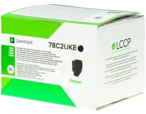 Lexmark Toner 78C2UKE Black Lexmark Toner 78C2UKE Black