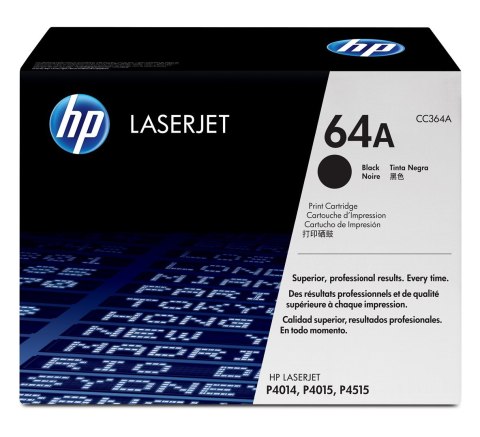 Toner HP czarny HP 64A, HP64A=CC364A, 10000 str. Toner HP czarny HP 64A, HP64A=CC364A, 10000 str.