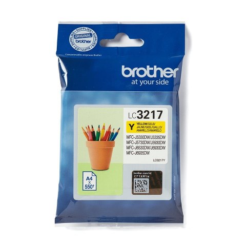 Brother LC-3217Y nabój z tuszem 1 szt. Oryginalny Żółty