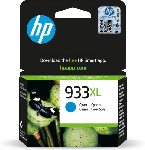 HP 933XL oryginalny wkład atramentowy błękitny XL