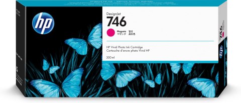 HP Wkład z atramentem purpurowym DesignJet 746 o pojemności 300 ml HP Wkład z atramentem purpurowym DesignJet 746 o pojemności 300 ml