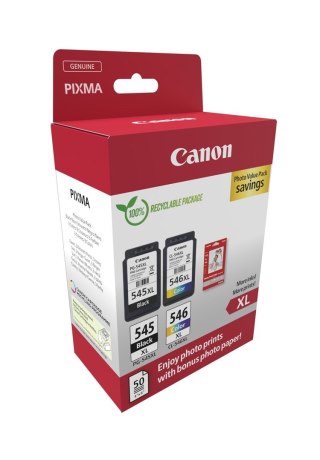 Zestaw promocyjny zdjęć Canon 8286B011 - Cyjan - Purpurowy - Żółty - 2 sztuki