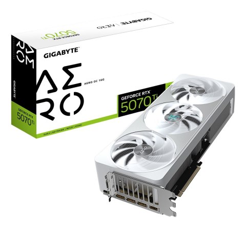 GIGABYTE GeForce RTX 5070 Ti AERO OC 16G NVIDIA 16 GB GDDR7 GIGABYTE GeForce RTX 5070 Ti AERO OC 16G NVIDIA 16 GB GDDR7