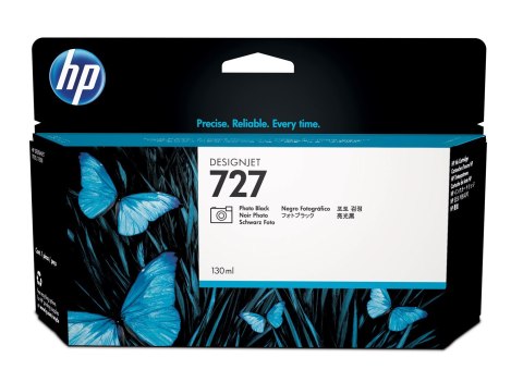 HP Czarny fotograficzny wkład atramentowy 727 DesignJet 130 ml HP Czarny fotograficzny wkład atramentowy 727 DesignJet 130 ml