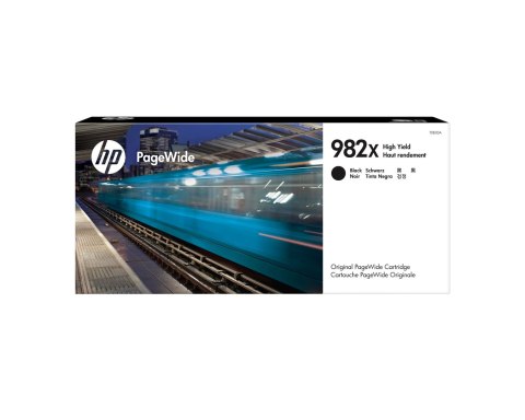 HP Oryginalny czarny wkład atramentowy 982X PageWide o dużej pojemności HP Oryginalny czarny wkład atramentowy 982X PageWide o dużej pojemności