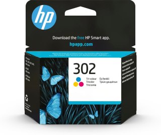 HP Oryginalny wkład atramentowy 302, trójkolorowy