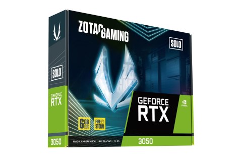Karta graf. ZOTAC GAMING GEFORCE RTX 3050 6GB SOLO Karta graf. ZOTAC GAMING GEFORCE RTX 3050 6GB SOLO