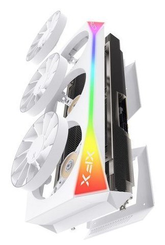 Karta graficzna XFX RX 9070XT Mercury Magnetic Air RGB Gaming 16 GB OC Biały detaliczny - 16,384 MB - GDDR6 Karta graficzna XFX RX 9070XT Mercury Magnetic Air RGB Gaming 16 GB OC Biały detaliczny - 16,384 MB - GDDR6