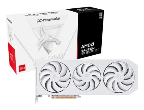 PowerColor Hellhound Radeon RX 9070 XT Spectral White AMD 16 GB GDDR6 PowerColor Hellhound Radeon RX 9070 XT Spectral White AMD 16 GB GDDR6