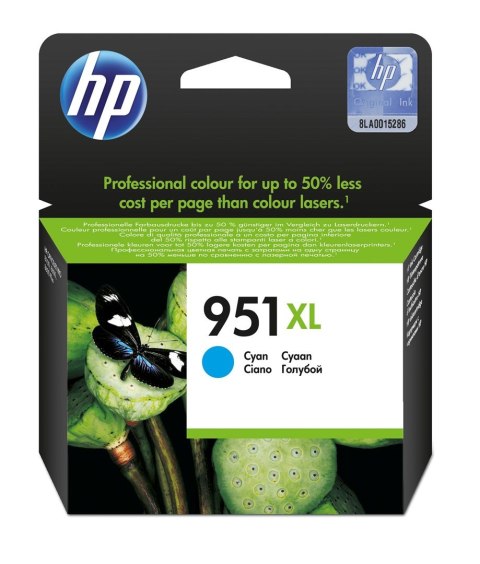 Tusz HP niebieski HP 951XL, HP951XL=CN046AE, 1500 str. Tusz HP niebieski HP 951XL, HP951XL=CN046AE, 1500 str.