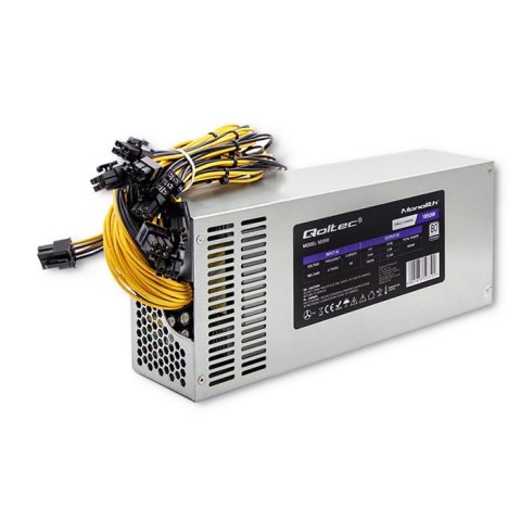 QOLTEC ZASILACZ PCI-E 1850W | 80 PLUS PLATINUM | GAMING MINER QOLTEC ZASILACZ PCI-E 1850W | 80 PLUS PLATINUM | GAMING MINER