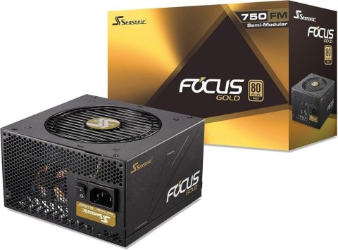Seasonic Focus Gold 750 moduł zasilaczy 750 W 20+4 pin ATX ATX Czarny Seasonic Focus Gold 750 moduł zasilaczy 750 W 20+4 pin ATX ATX Czarny