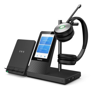 Yealink WH66 Dual UC Zestaw słuchawkowy Bezprzewodowy Opaska na głowę Biuro/centrum telefoniczne USB Typu-A Bluetooth Podstawka 