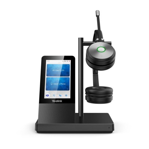 Yealink WH66 Dual UC Zestaw słuchawkowy Bezprzewodowy Opaska na głowę Biuro/centrum telefoniczne USB Typu-A Bluetooth Podstawka Yealink WH66 Dual UC Zestaw słuchawkowy Bezprzewodowy Opaska na głowę Biuro/centrum telefoniczne USB Typu-A Bluetooth Podstawka
