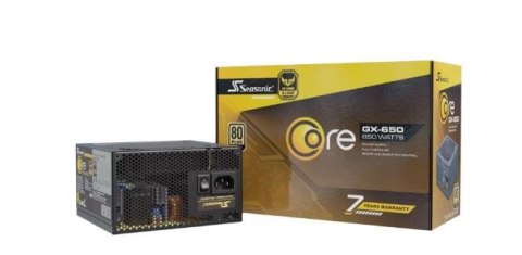 Zasilacz 650W Core SRP-CGX651-A5A32SF ATX 3.1 80+ Gold Zasilacz 650W Core SRP-CGX651-A5A32SF ATX 3.1 80+ Gold
