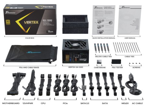 Zasilacz SeaSonic Vertex GX 1200W Zasilacz SeaSonic Vertex GX 1200W