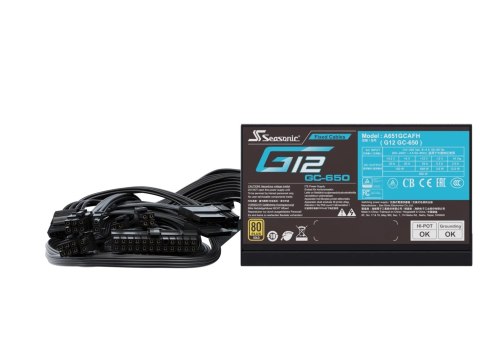 Zasilacz Seasonic G12 GC 80 PLUS Gold - 650 Watt, Zasilacz Seasonic G12 GC 80 PLUS Gold - 650 Watt,