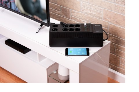 APC BACK-UPS 650VA 230V 1 USB/CHARGING PORTS APC BACK-UPS 650VA 230V 1 USB/CHARGING PORTS