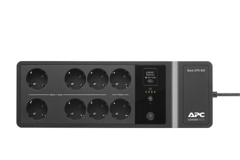 APC BACK-UPS 850VA 230V USB/TYPE-C AND A CHARGING PORTS APC BACK-UPS 850VA 230V USB/TYPE-C AND A CHARGING PORTS