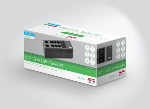 APC BACK-UPS 850VA 230V USB/TYPE-C AND A CHARGING PORTS APC BACK-UPS 850VA 230V USB/TYPE-C AND A CHARGING PORTS