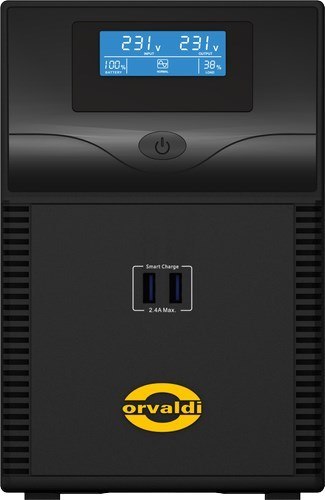 Orvaldi ID2K0CH zasilacz UPS Technologia line-interactive 2 kVA 1200 W Orvaldi ID2K0CH zasilacz UPS Technologia line-interactive 2 kVA 1200 W