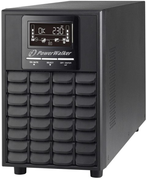 PowerWalker VFI 1000 CG PF1 Podwójnej konwersji (online) 1 kVA 1000 W 4 x gniazdo sieciowe PowerWalker VFI 1000 CG PF1 Podwójnej konwersji (online) 1 kVA 1000 W 4 x gniazdo sieciowe