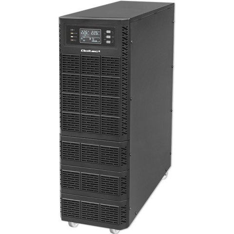 QOLTEC ZASILACZ AWARYJNY UPS 10KVA | 10000W | POWER FACTOR 1.0 | LCD | EPO | USB | ON-LINE QOLTEC ZASILACZ AWARYJNY UPS 10KVA | 10000W | POWER FACTOR 1.0 | LCD | EPO | USB | ON-LINE