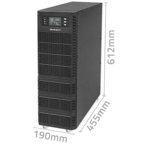QOLTEC ZASILACZ AWARYJNY UPS 6KVA | 6000W | POWER FACTOR 1.0 | LCD | EPO | USB | ON-LINE QOLTEC ZASILACZ AWARYJNY UPS 6KVA | 6000W | POWER FACTOR 1.0 | LCD | EPO | USB | ON-LINE