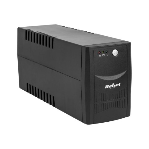 Rebel Nepertraukiamo maitinimo šaltinis UPS 800VA 480W 230V Rebel Nepertraukiamo maitinimo šaltinis UPS 800VA 480W 230V