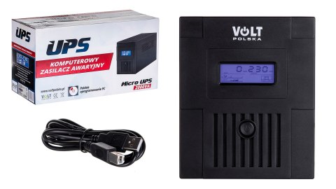 Zasilacz awaryjny MicroUPS 2000VA/1200W 2*9Ah Zasilacz awaryjny MicroUPS 2000VA/1200W 2*9Ah