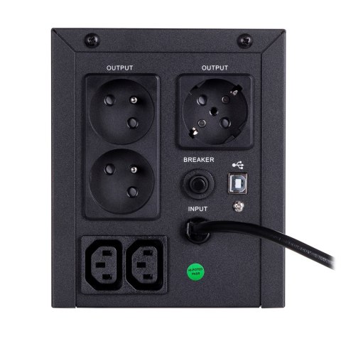 Zasilacz awaryjny MicroUPS 2000VA/1200W 2*9Ah Zasilacz awaryjny MicroUPS 2000VA/1200W 2*9Ah
