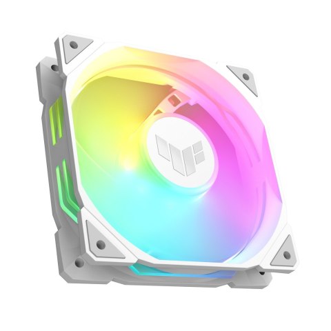ASUS TUF GAMING TR120 ARGB 3IN1 White Obudowa komputera Chłodnica powietrza 12 cm Biały ASUS TUF GAMING TR120 ARGB 3IN1 White Obudowa komputera Chłodnica powietrza 12 cm Biały