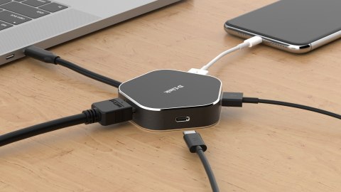 D-Link DUB-M420 stacja dokująca Przewodowa Thunderbolt 3 Aluminium, Czarny D-Link DUB-M420 stacja dokująca Przewodowa Thunderbolt 3 Aluminium, Czarny