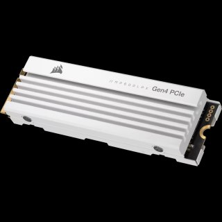 Dysk SSD Corsair MP600 Pro LPX NVMe, PCIe 4.0 M.2 Type 2280 - 2 TB - biały