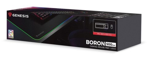 GENESIS Boron 500 XXL RGB Podkładka dla graczy Czarny GENESIS Boron 500 XXL RGB Podkładka dla graczy Czarny