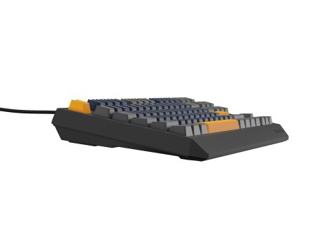 GENESIS THOR 230 TKL klawiatura Gaming USB + RF Wireless + Bluetooth QWERTY Czarny, Niebieski, Szary, Pomarańczowy GENESIS THOR 230 TKL klawiatura Gaming USB + RF Wireless + Bluetooth QWERTY Czarny, Niebieski, Szary, Pomarańczowy