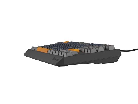 GENESIS THOR 230 TKL klawiatura Gaming USB + RF Wireless + Bluetooth QWERTY Czarny, Niebieski, Szary, Pomarańczowy GENESIS THOR 230 TKL klawiatura Gaming USB + RF Wireless + Bluetooth QWERTY Czarny, Niebieski, Szary, Pomarańczowy