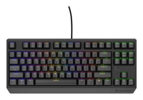 GENESIS Thor 230 TKL klawiatura Gaming USB QWERTY US English Czarny GENESIS Thor 230 TKL klawiatura Gaming USB QWERTY US English Czarny