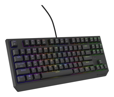 GENESIS Thor 230 TKL klawiatura Gaming USB QWERTY US English Czarny GENESIS Thor 230 TKL klawiatura Gaming USB QWERTY US English Czarny