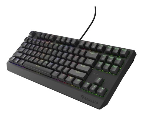 GENESIS Thor 230 TKL klawiatura Gaming USB QWERTY US English Czarny GENESIS Thor 230 TKL klawiatura Gaming USB QWERTY US English Czarny
