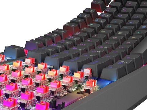 GENESIS Thor 230 TKL klawiatura Gaming USB + RF Wireless + Bluetooth QWERTY Szary GENESIS Thor 230 TKL klawiatura Gaming USB + RF Wireless + Bluetooth QWERTY Szary