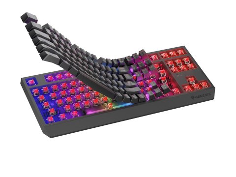 GENESIS Thor 230 TKL klawiatura Gaming USB + RF Wireless + Bluetooth QWERTY Szary GENESIS Thor 230 TKL klawiatura Gaming USB + RF Wireless + Bluetooth QWERTY Szary